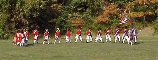 The fife and drum corps