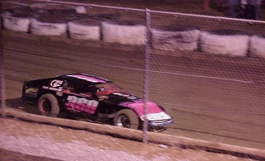 An action shot with dramatic lighting